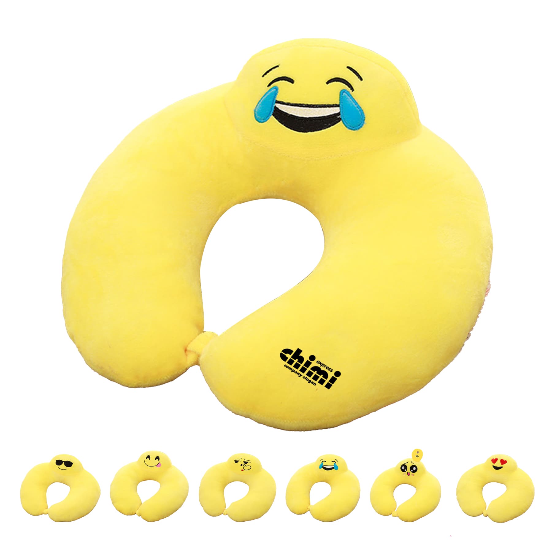 Emoji U shape pillow