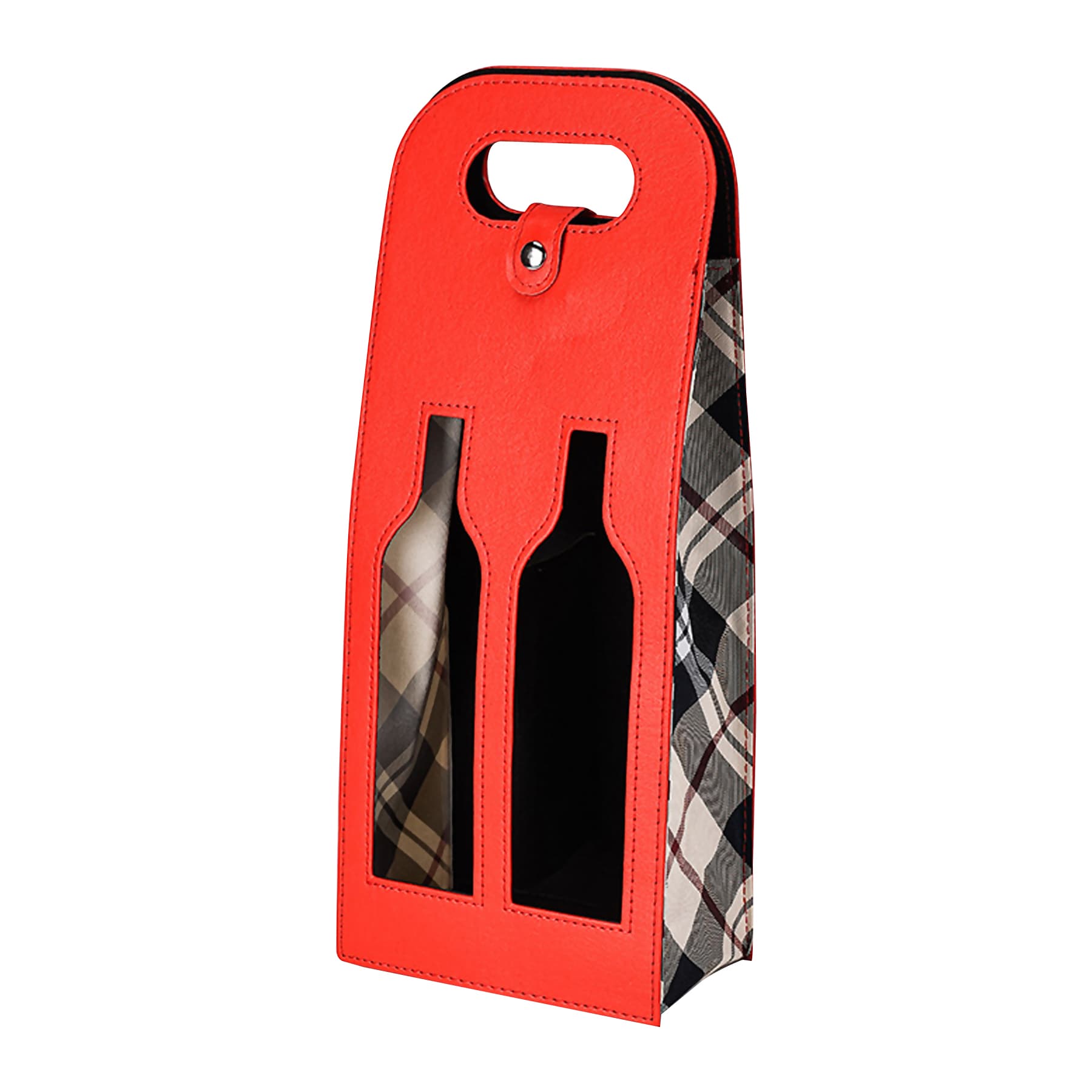 PU Wine Bag for 2 Bottles