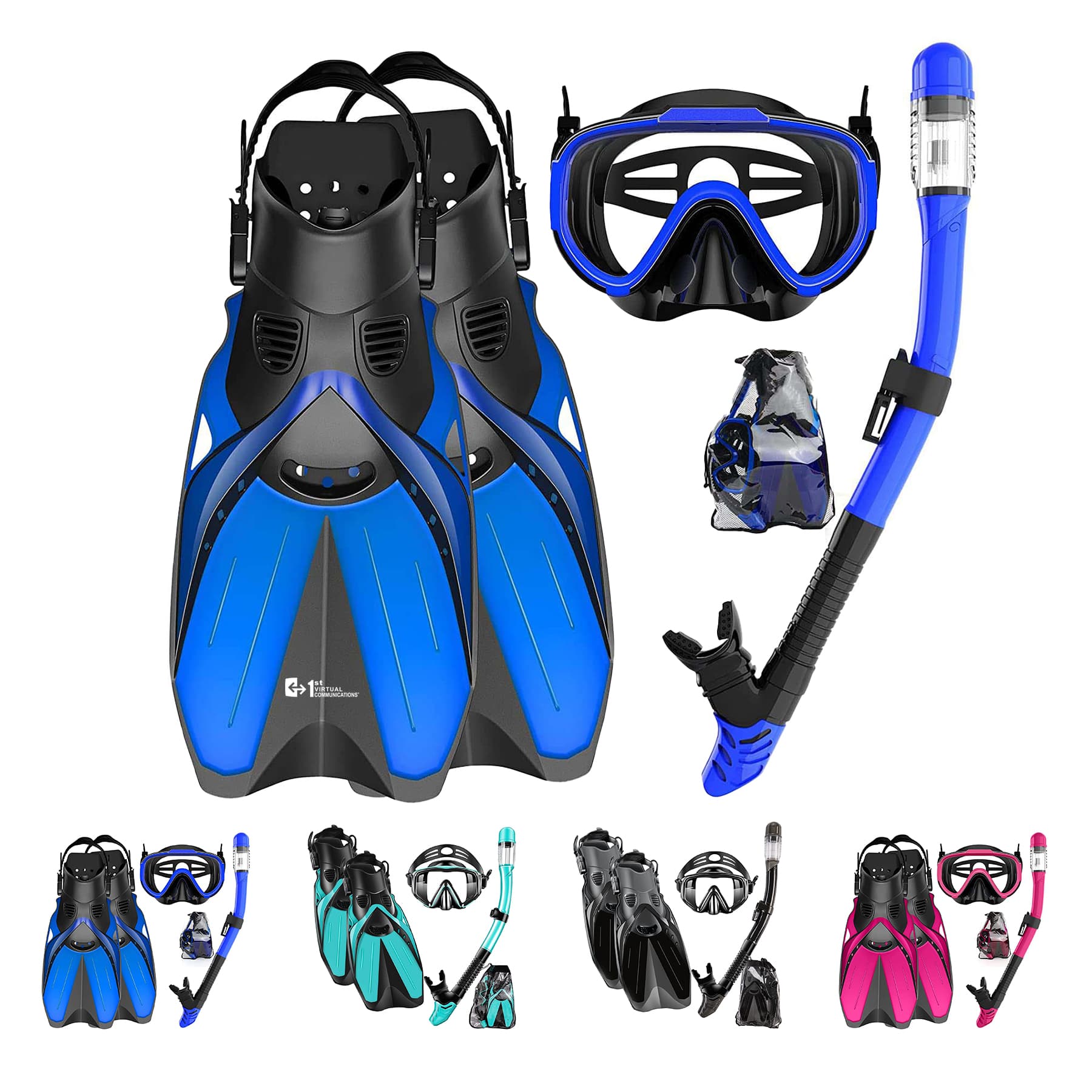 Premium Dry Top Snorkel Set