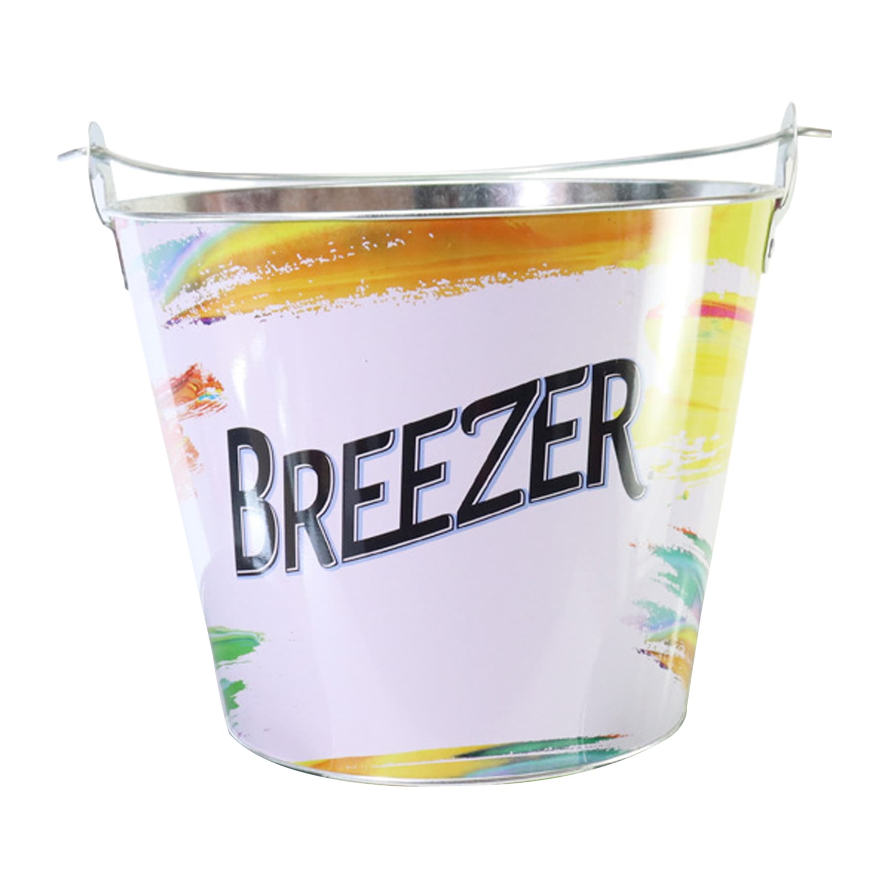 Custom 5 QT Galvanized Metal Ice Bucket/ Beer Bucket