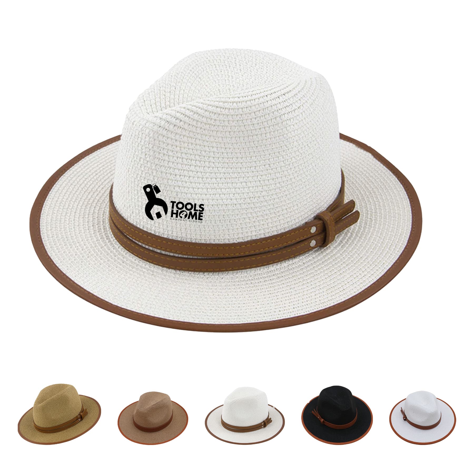 Womens Straw Panama Hat Wide Brim