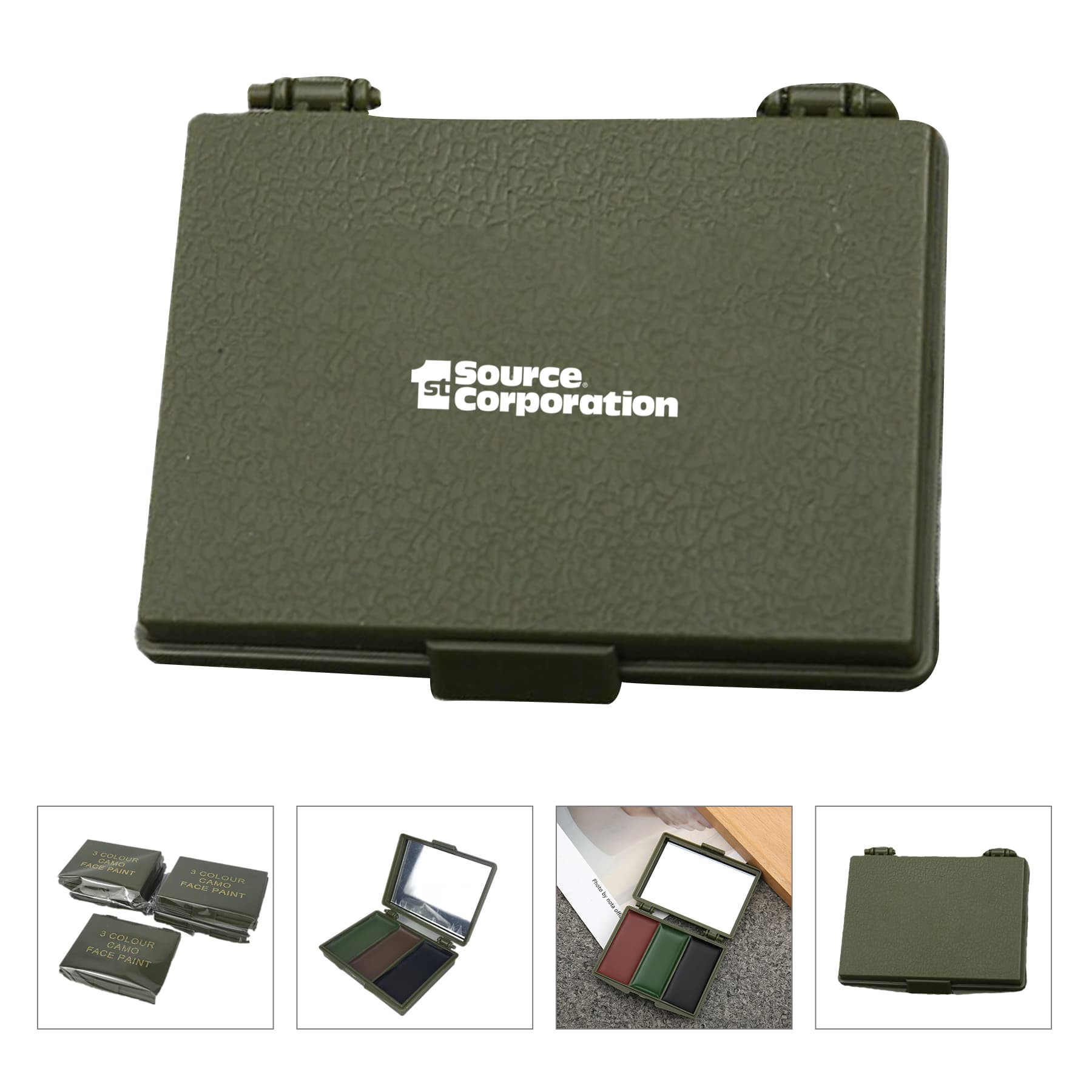 Camouflage Color Face Paint Kits Wild Camping Cosplay