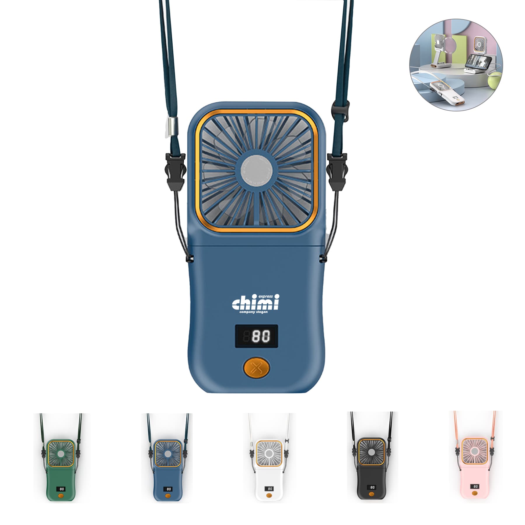 Phone Holder with Cooling Fan