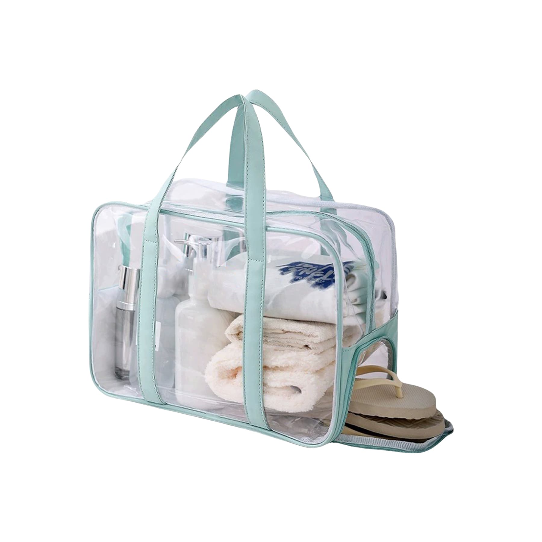 Waterproof beach toiletry makeup bag