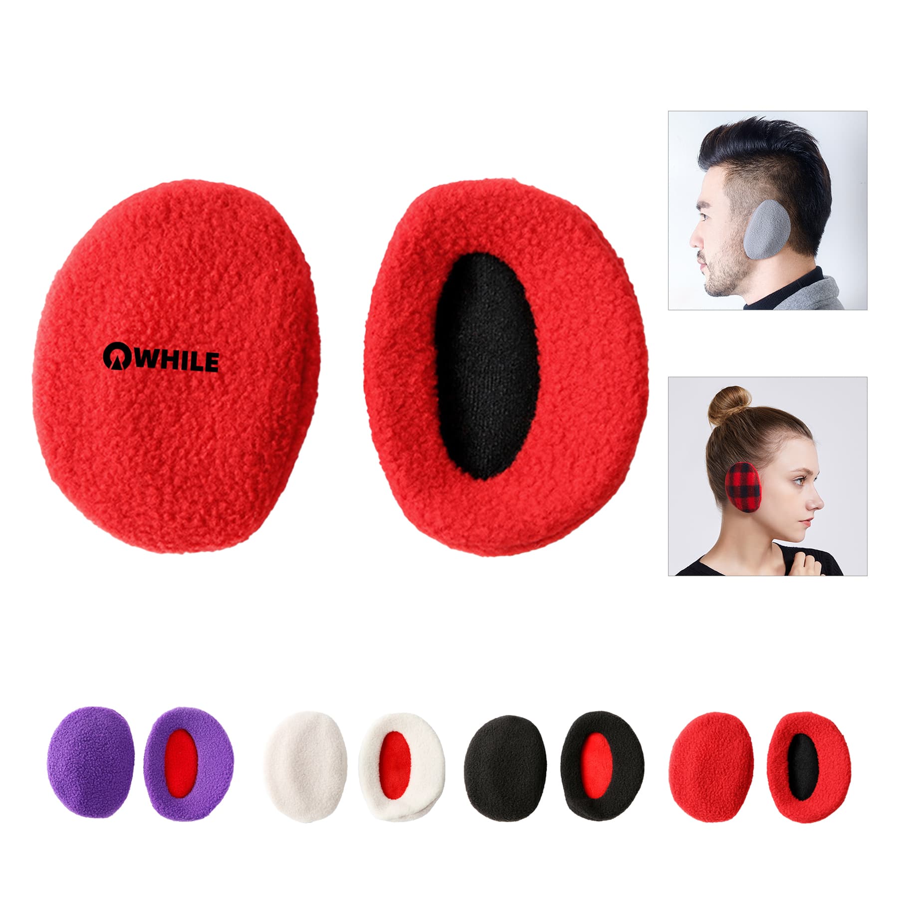 Band Less Fleece Ear Muffs