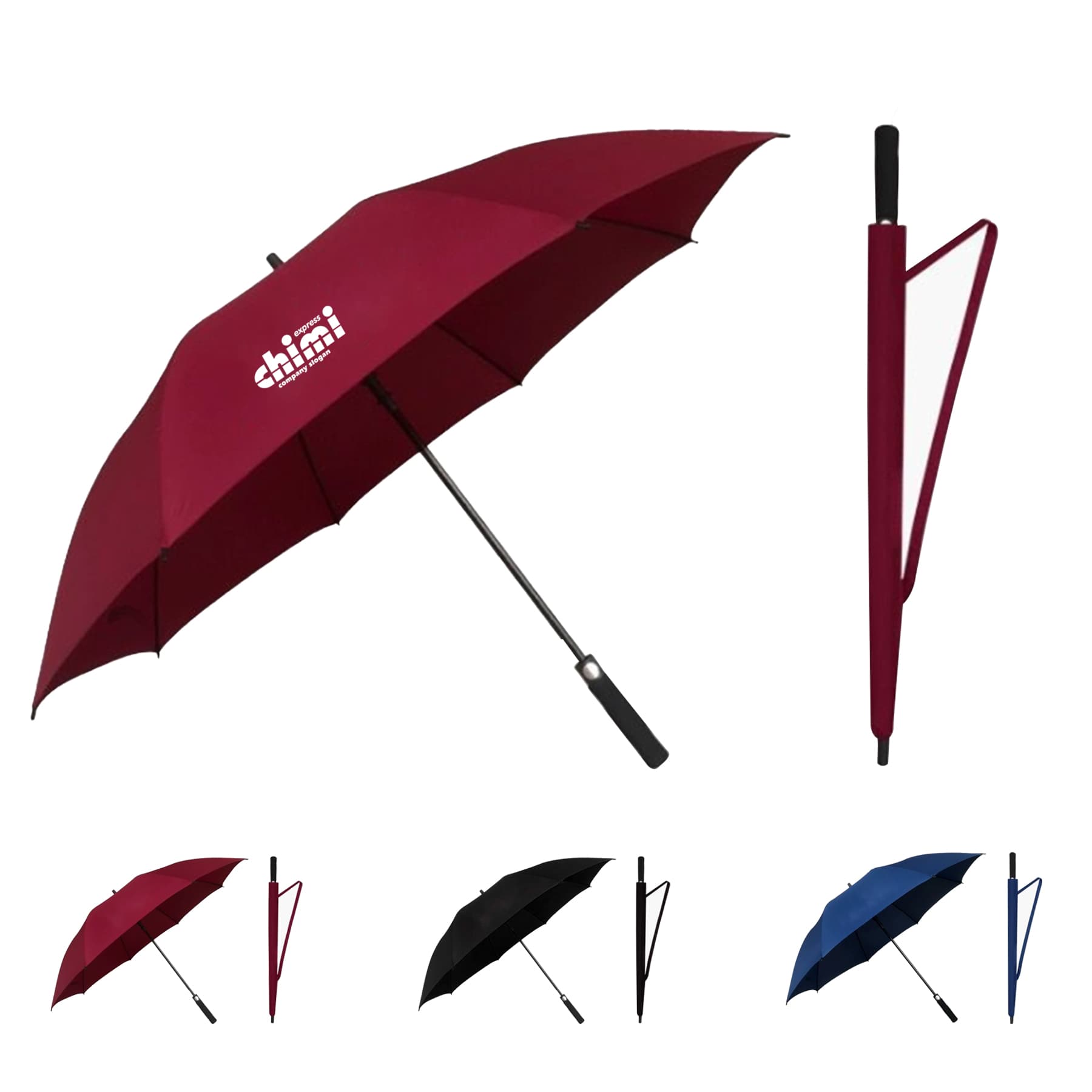 Fiberglass Windproof Golf Umbrella