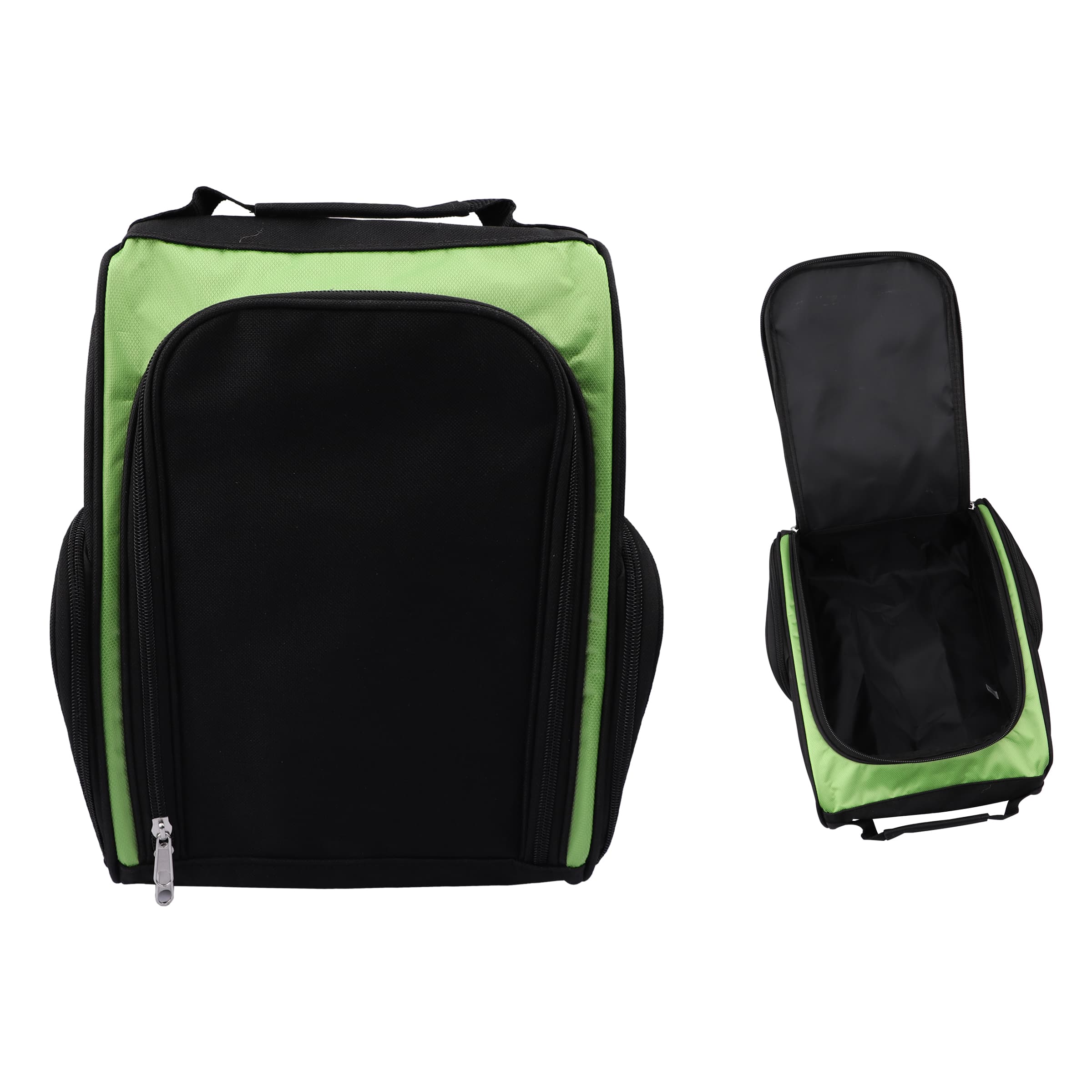 Polyester Golf Shoe Bag W/ Side Pockets & Handle