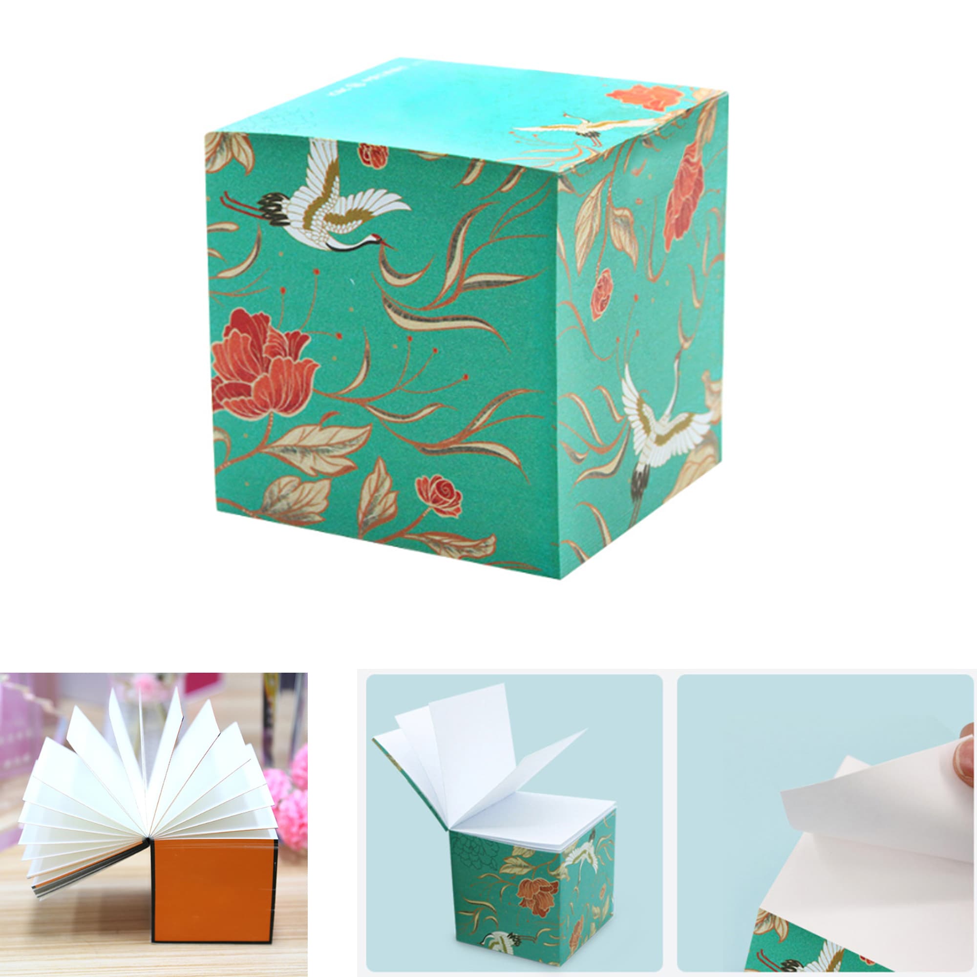 3" x 3" x 3" Non-Adhesive Notebook