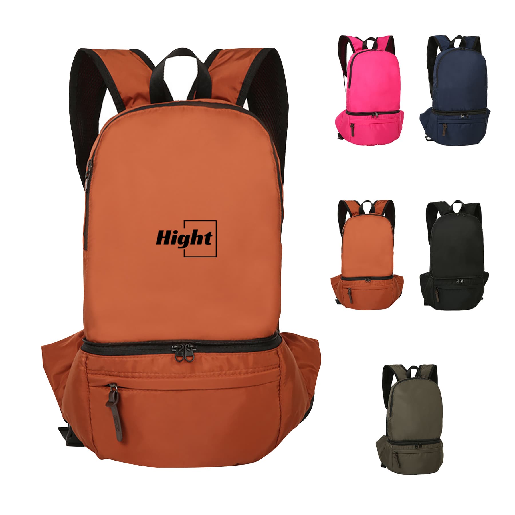 Foldable Backpack Waist Bag