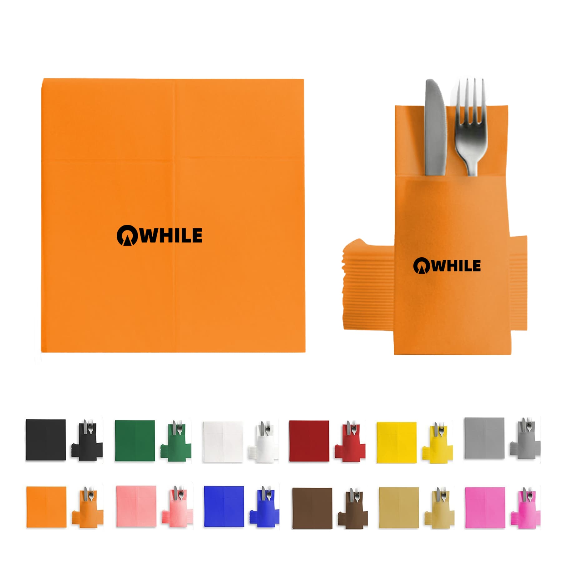 100% Natural Plant Fiber Paper Napkins