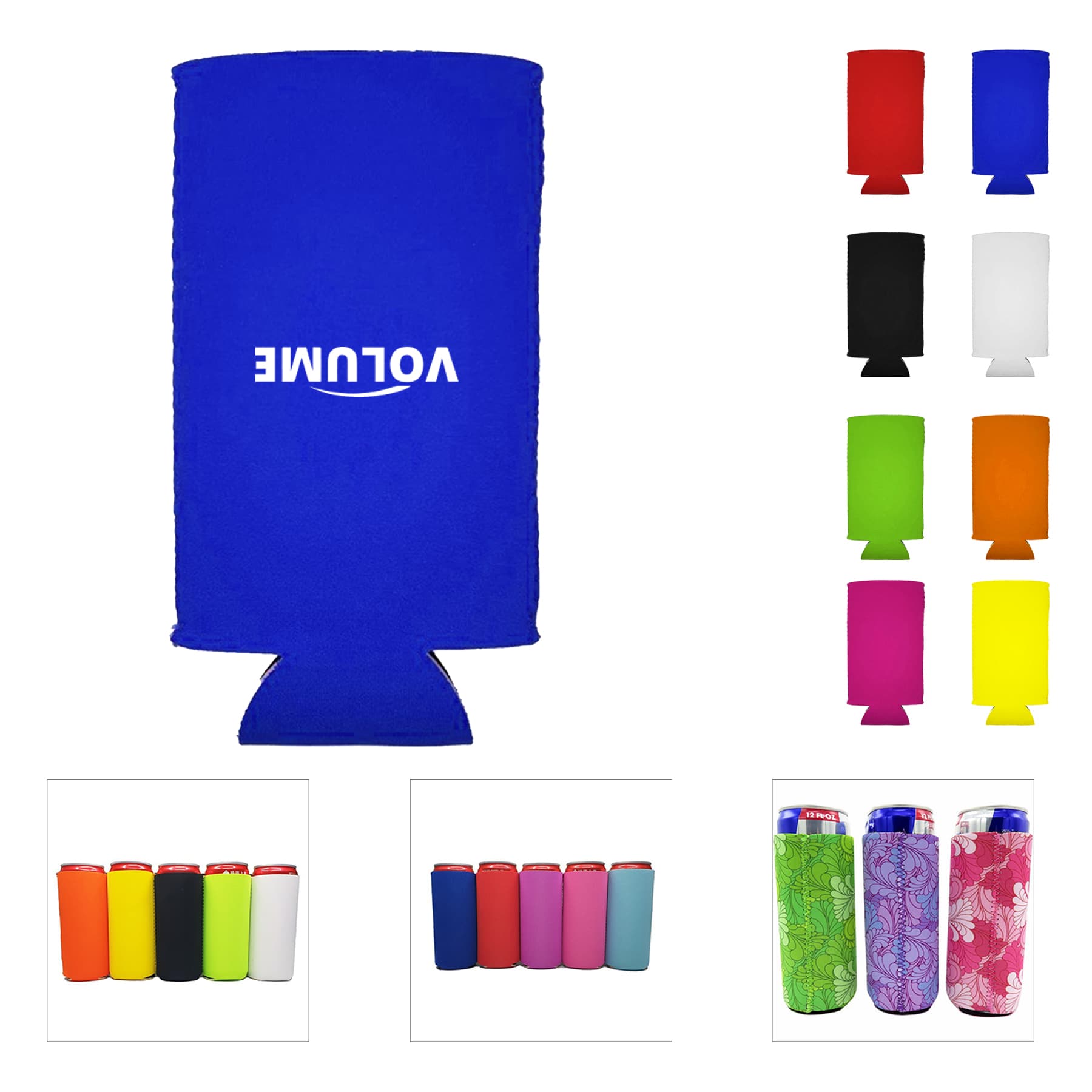 12 oz Slim Neoprene Can Cooler