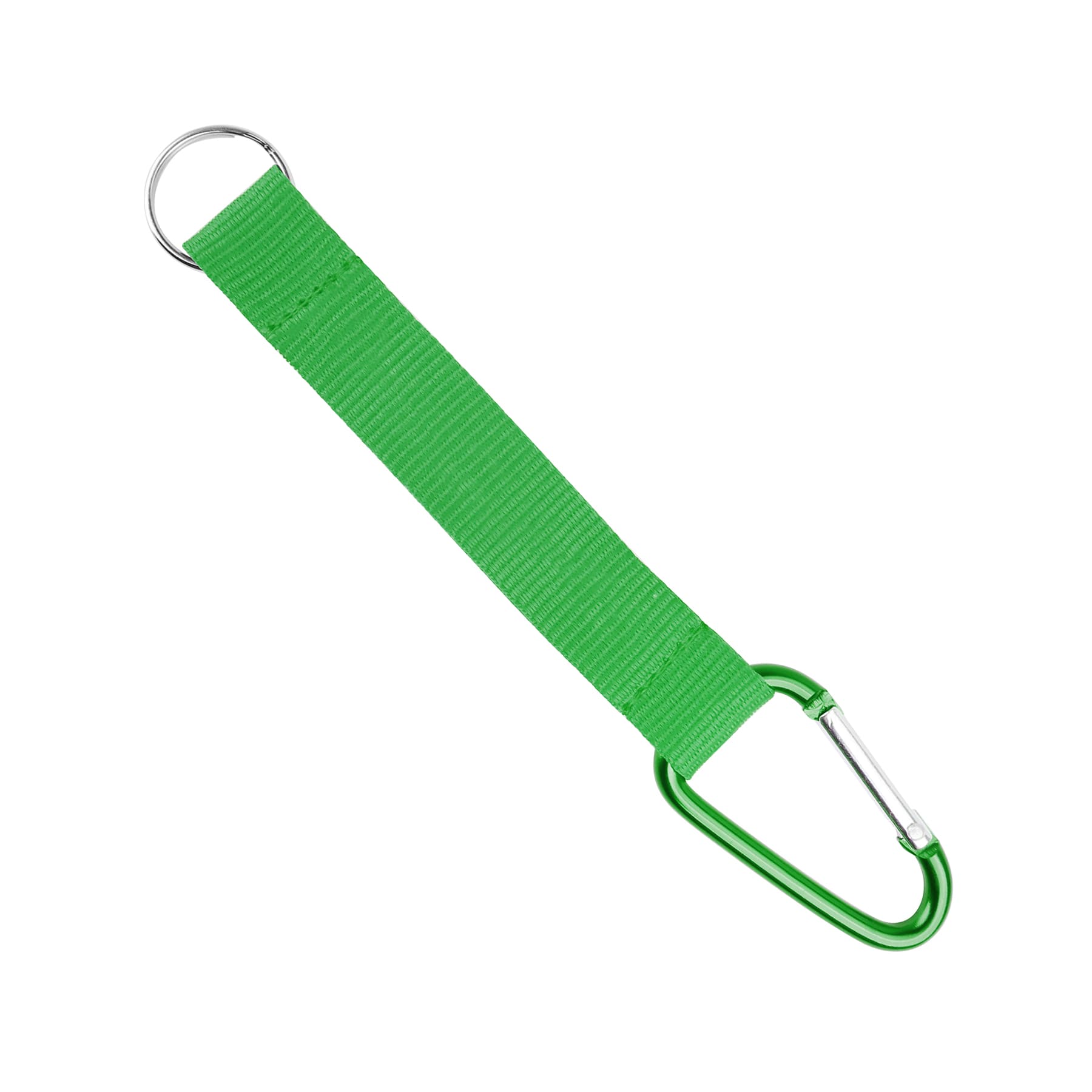 3/4" Polyester Carabiner Lanyard Keychain Strap W/ Keyring