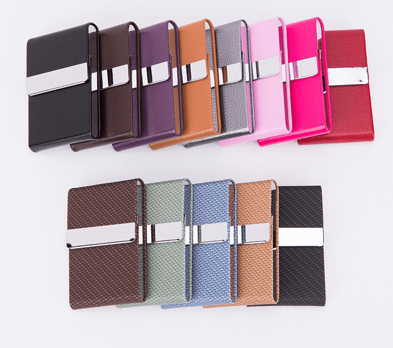 Pu Leather Business Card Holder