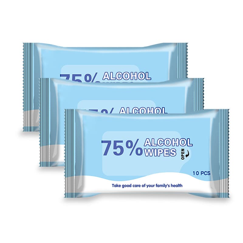 10 Count Alcohol Wipes