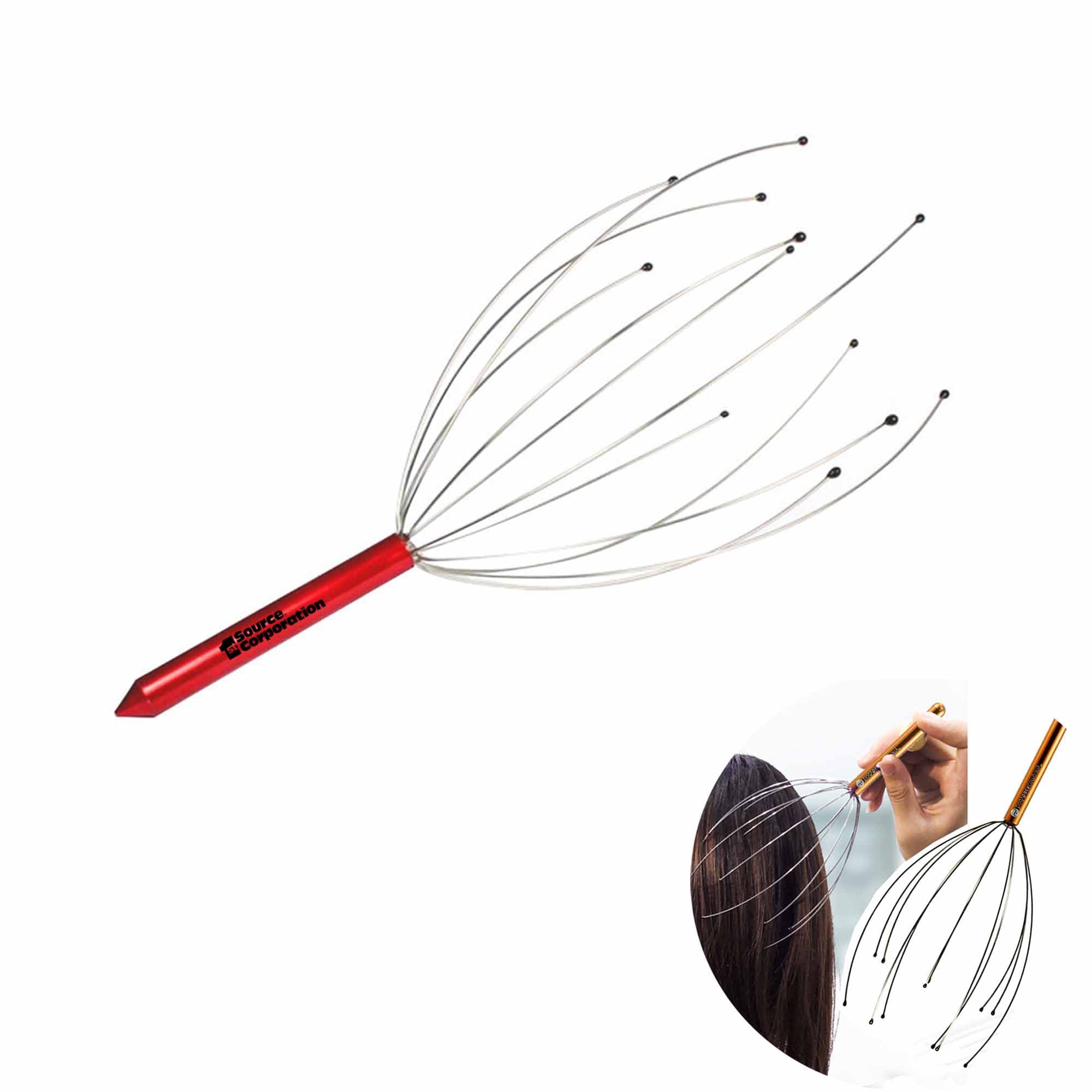 Stainless Steel Handheld Scalp Massager