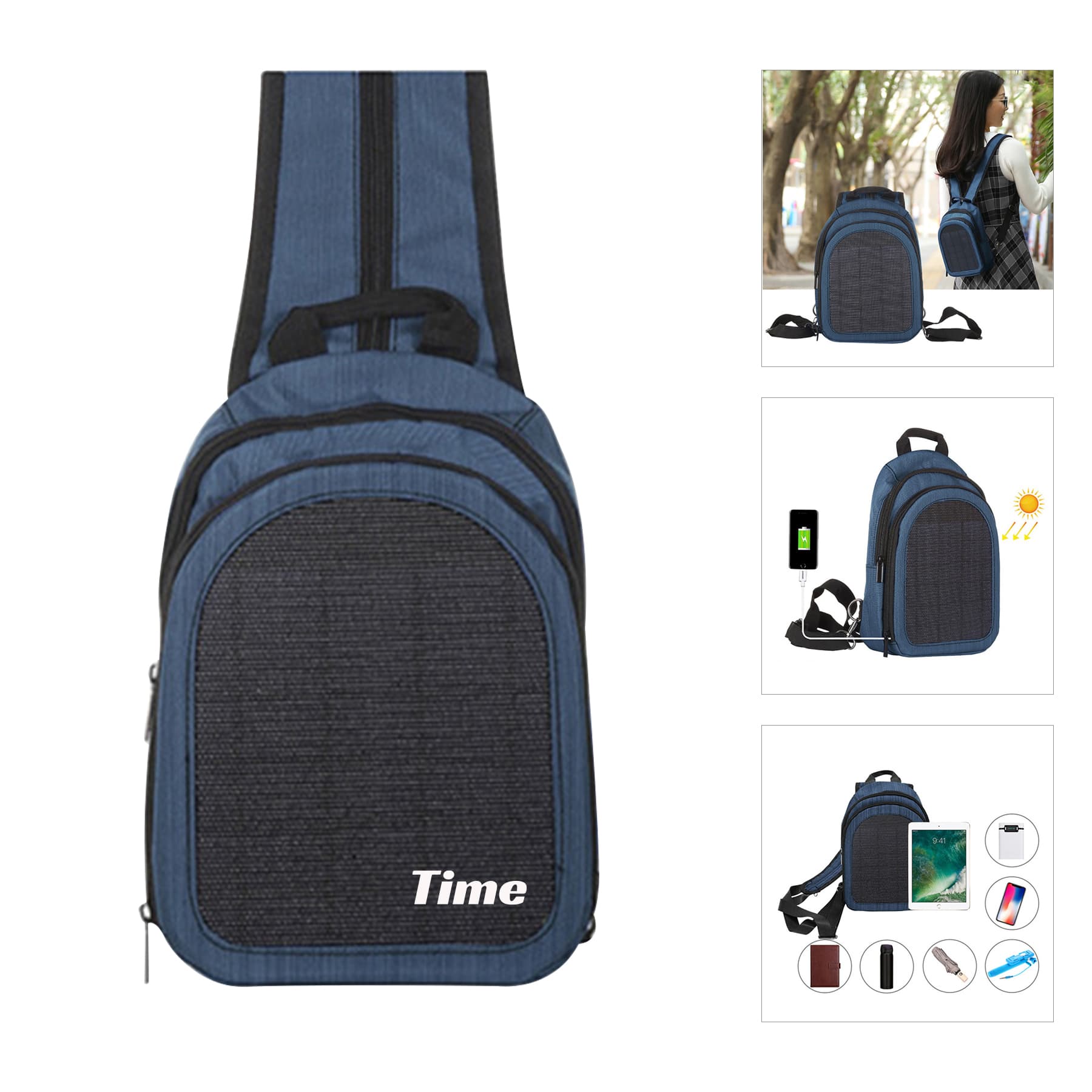 10W Solar Panel USB Charging Pack