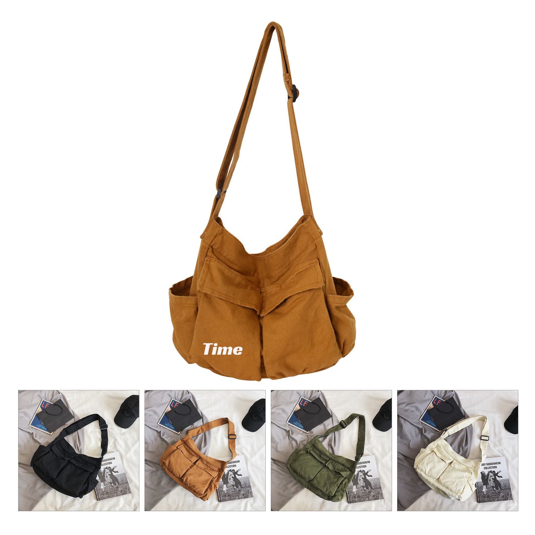 Canvas Hobo Bag