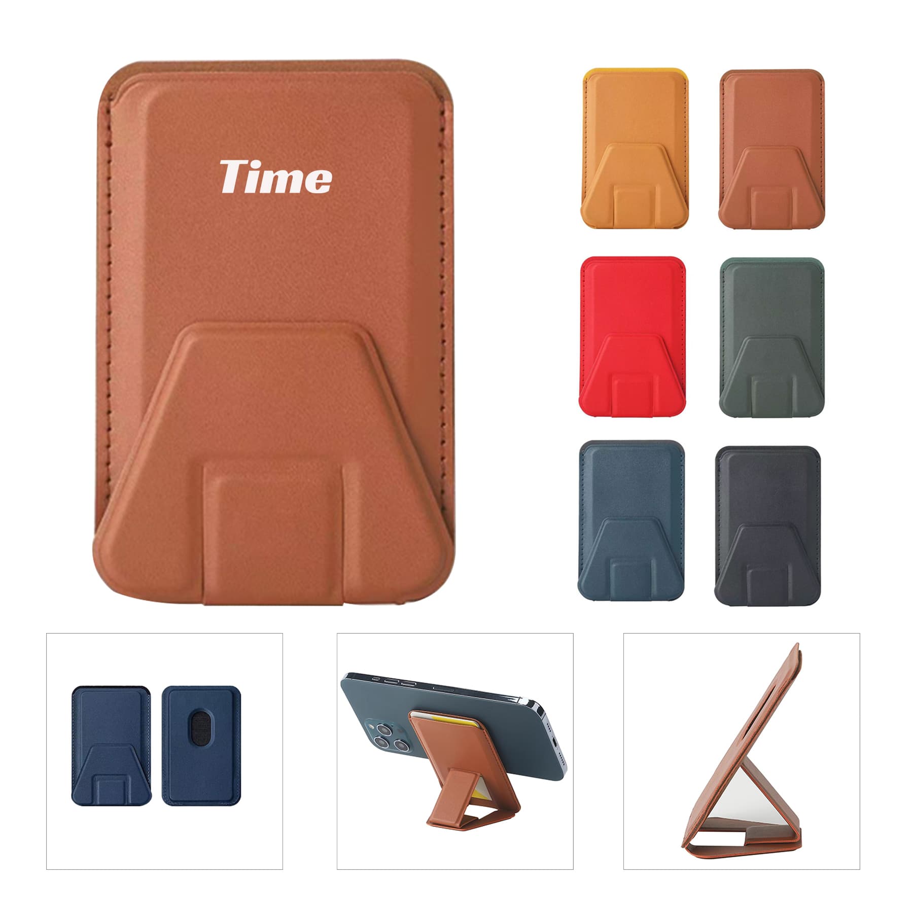 Phone Stand And Card Holder Magnetic Wallet