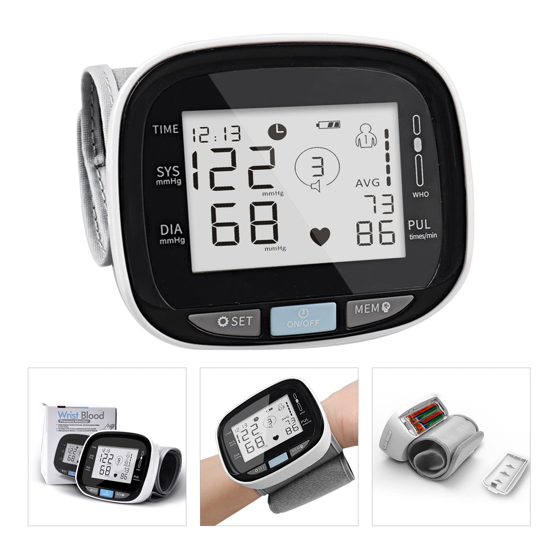 Automatic Wrist Blood Pressure Monitor