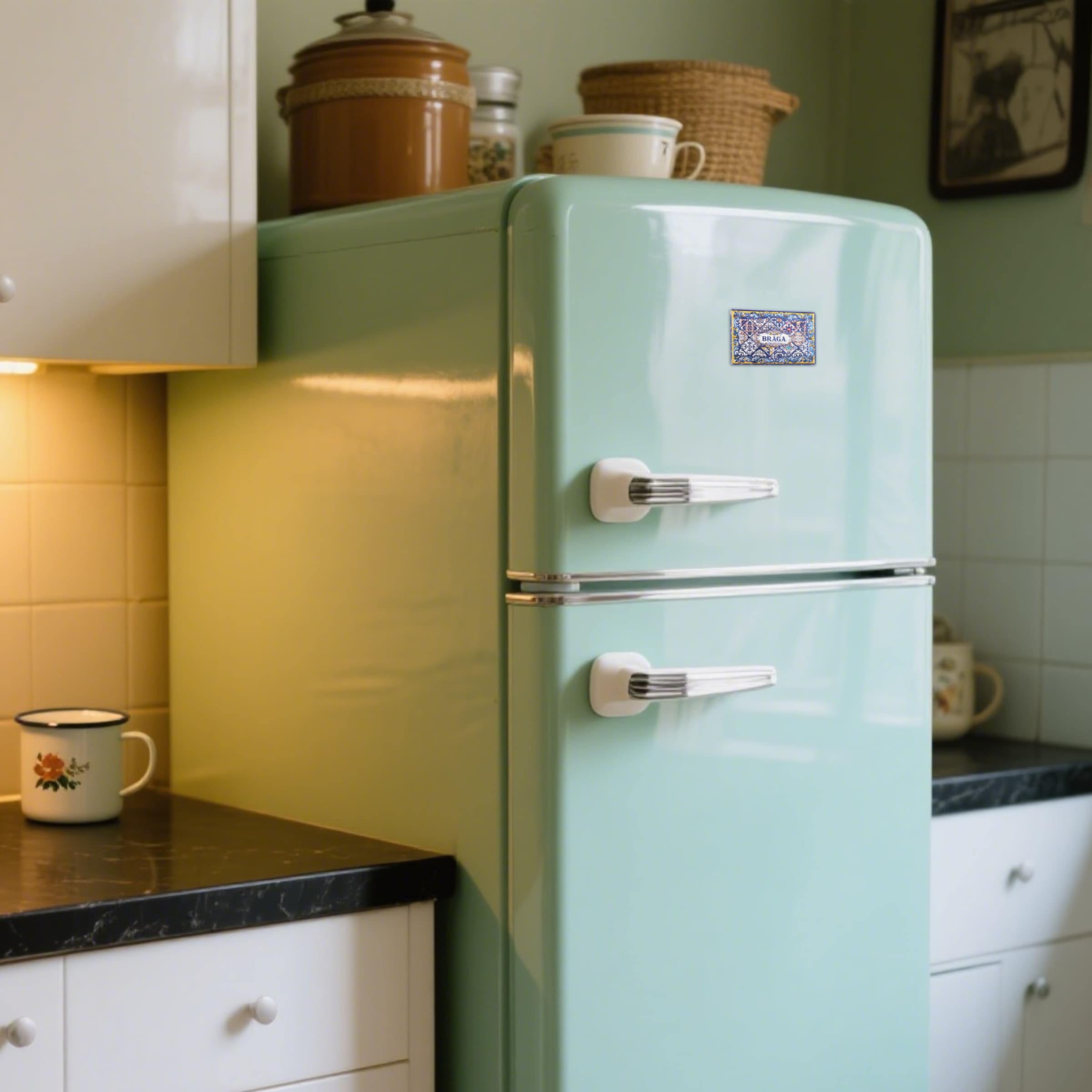 3" x 2" Full Color Custom Flat Rectangle Metal Fridge Magnet