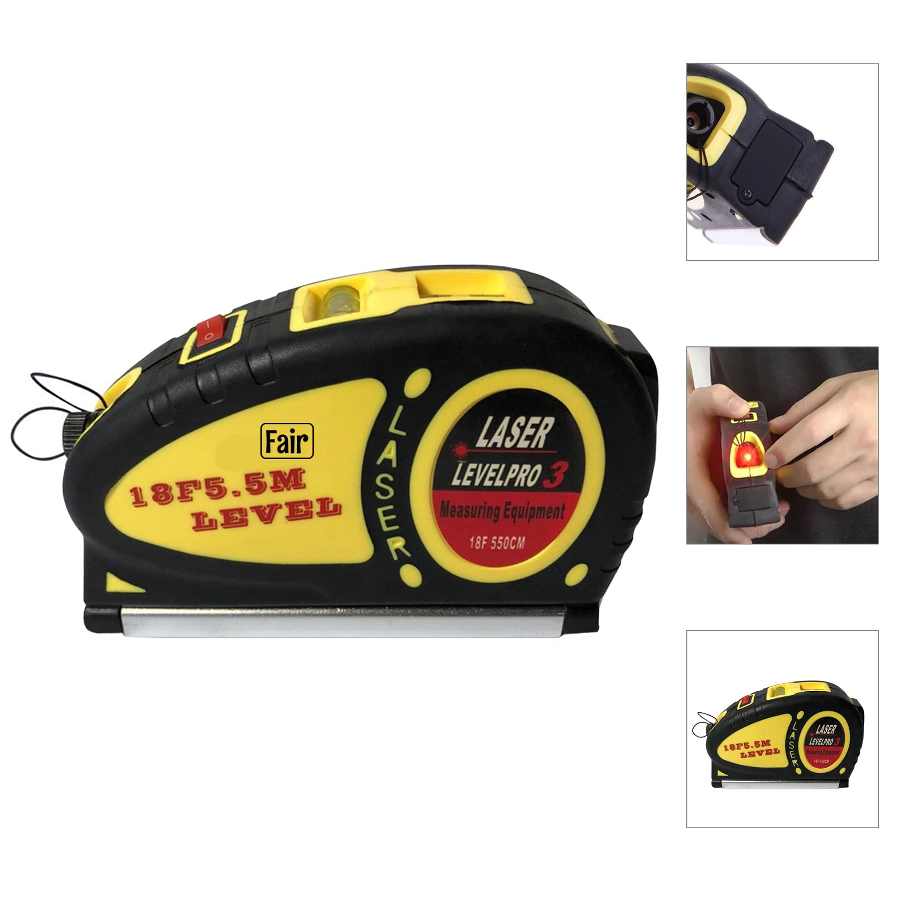 ABS Digital Laser Level with Tape Measure