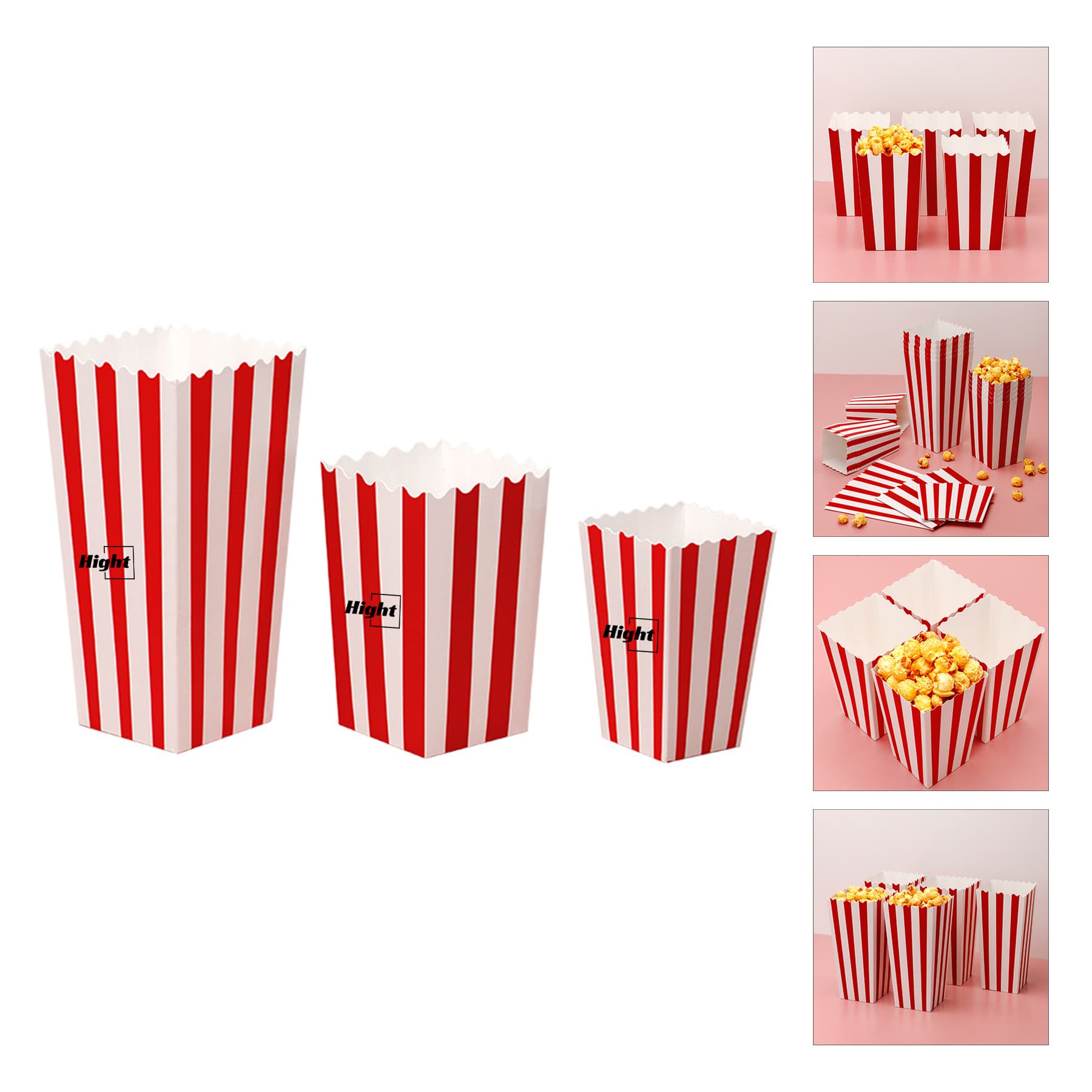 Large Popcorn Containers Bucket Tub for Movie Night