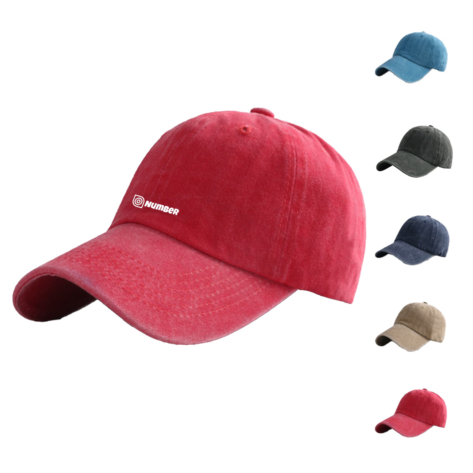 Unisex Vintage Washed Distressed Adjustable Baseball Cap