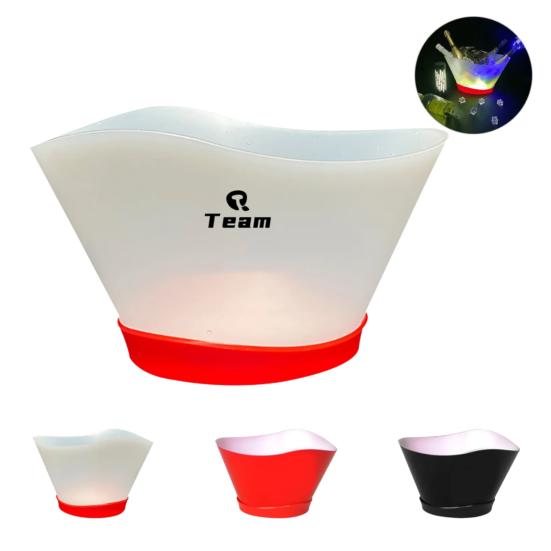 12L Led Wine Ice Bucket