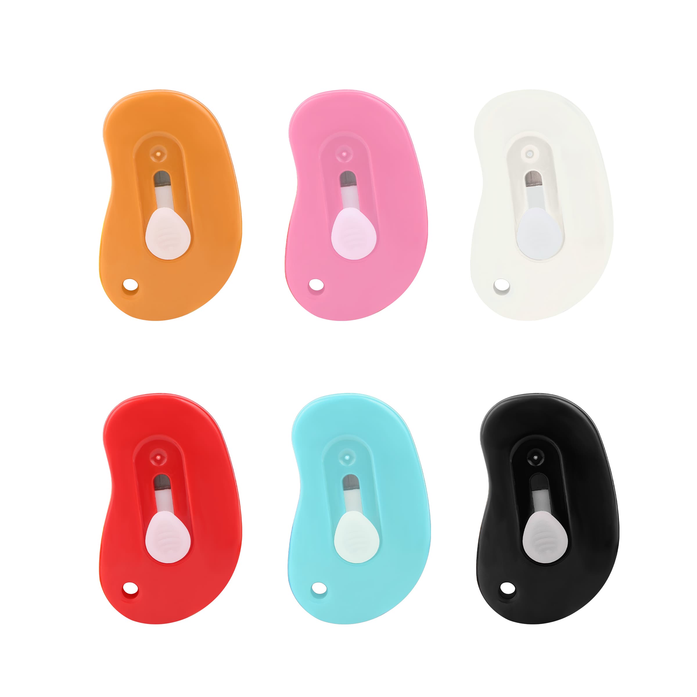 Retractable Mini Box Cutter With Hanging Hole