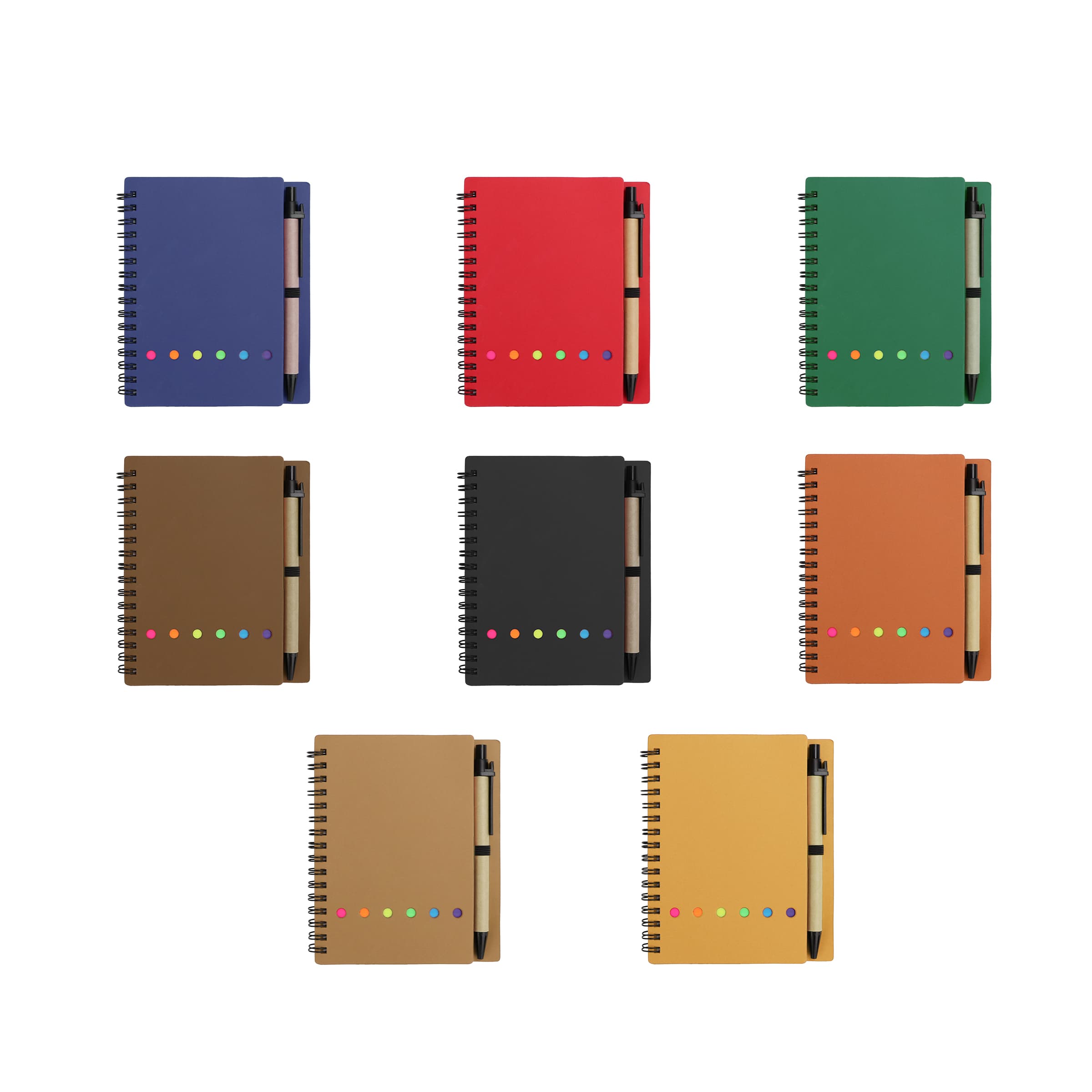 Mini Spiral Journal With Pen, Flags&Sticky Notes