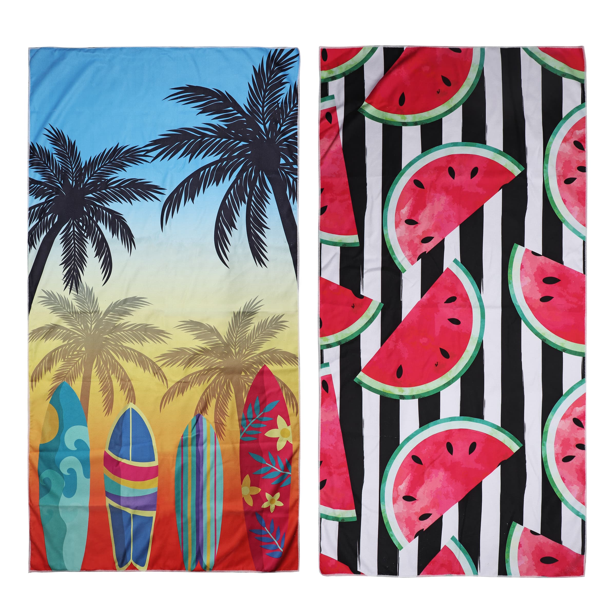 30"x60" Single-Sided Microfiber Oversized Beach Towel