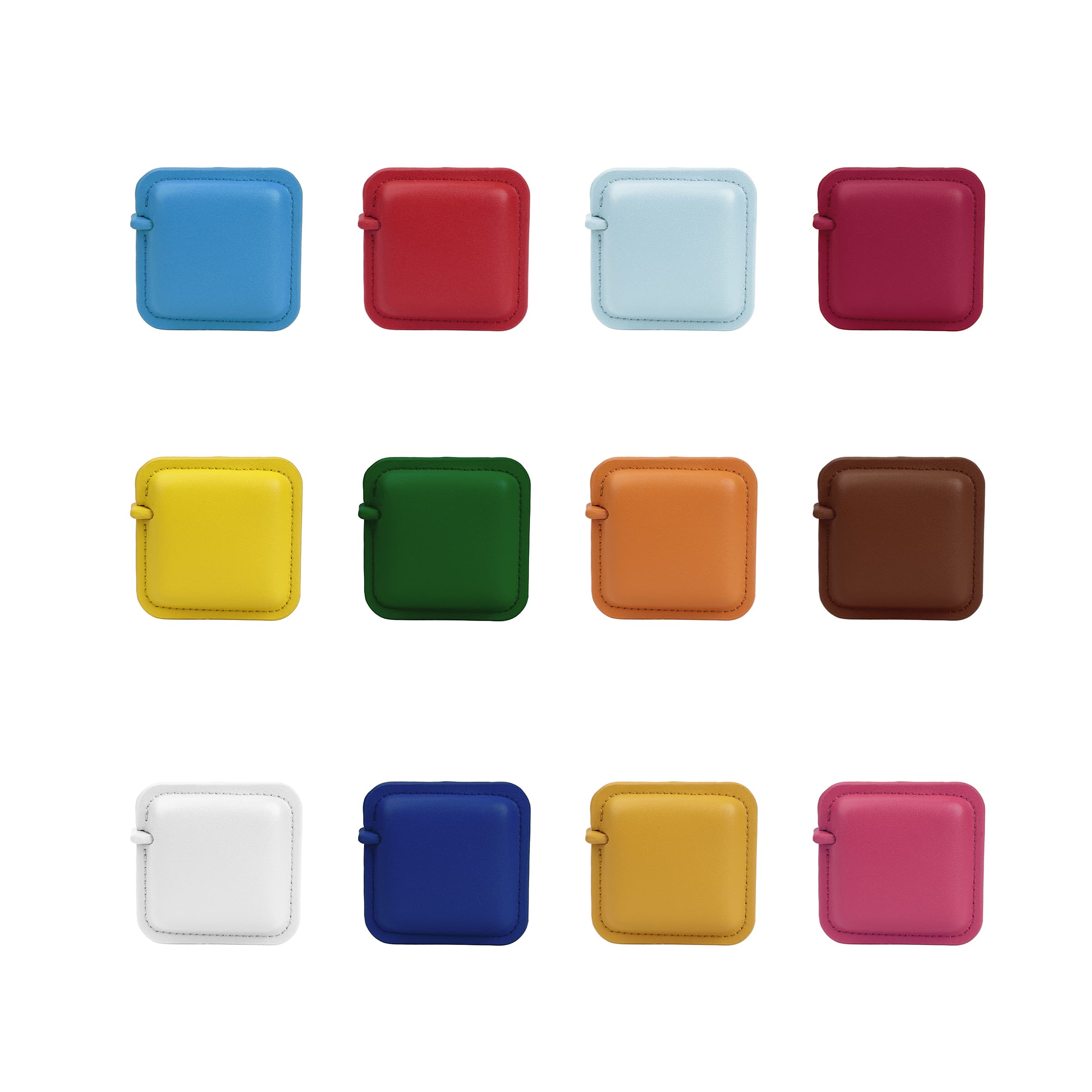 5Ft Square PU Leather Retractable Soft Tape Measure