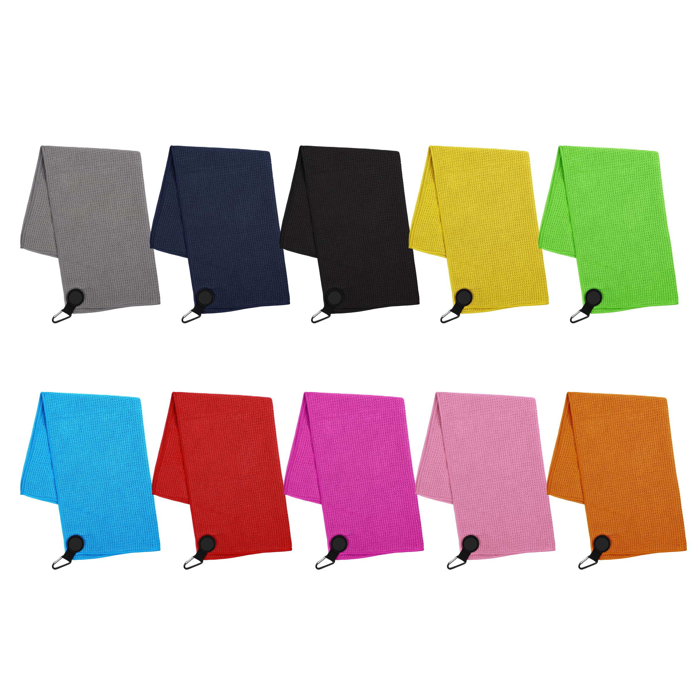 Magnetic Golf Towel With Carabiner Clip 15.7"x23.6"