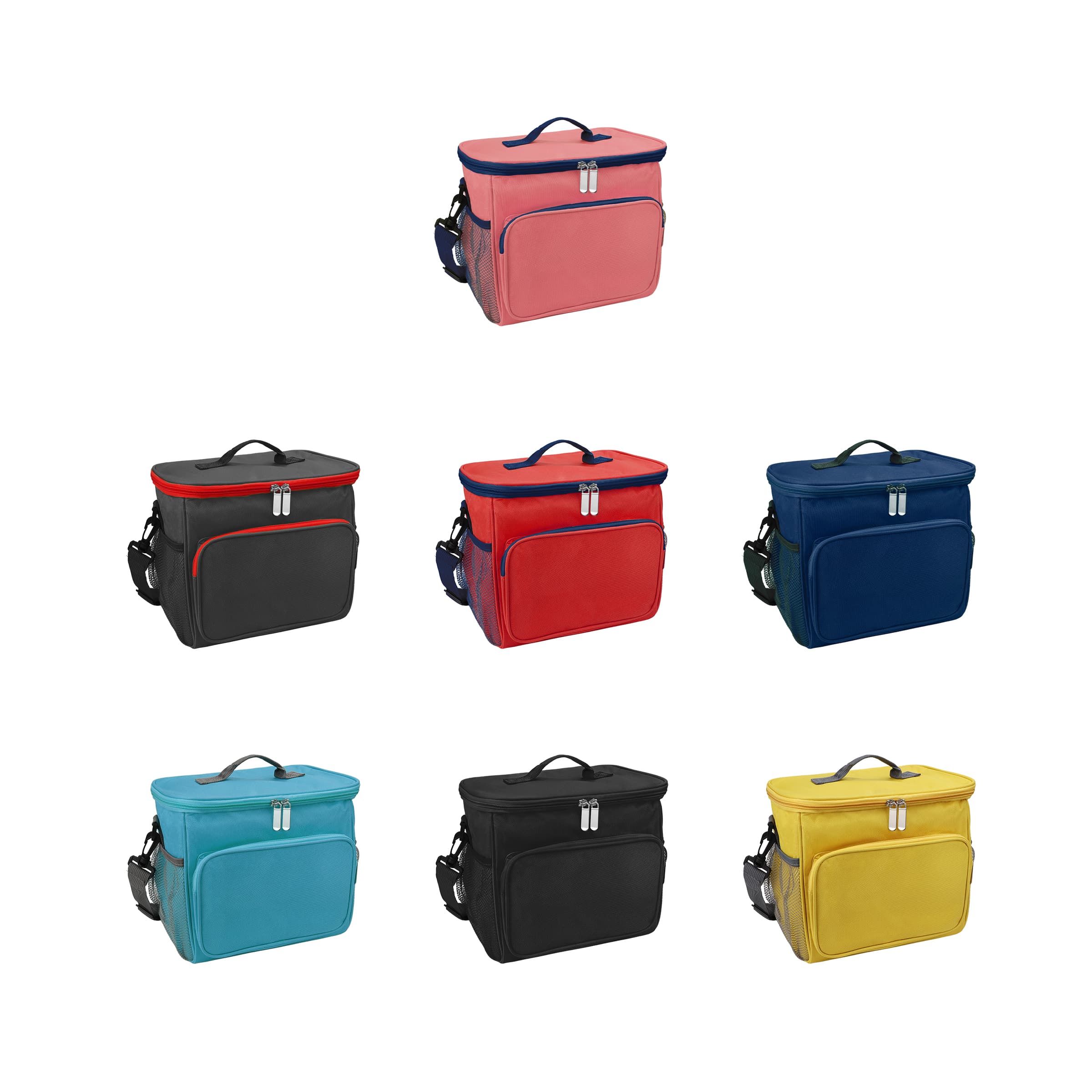 10L Insulated Lunch Cooler Bag W/ Shoulder Strap & Handles