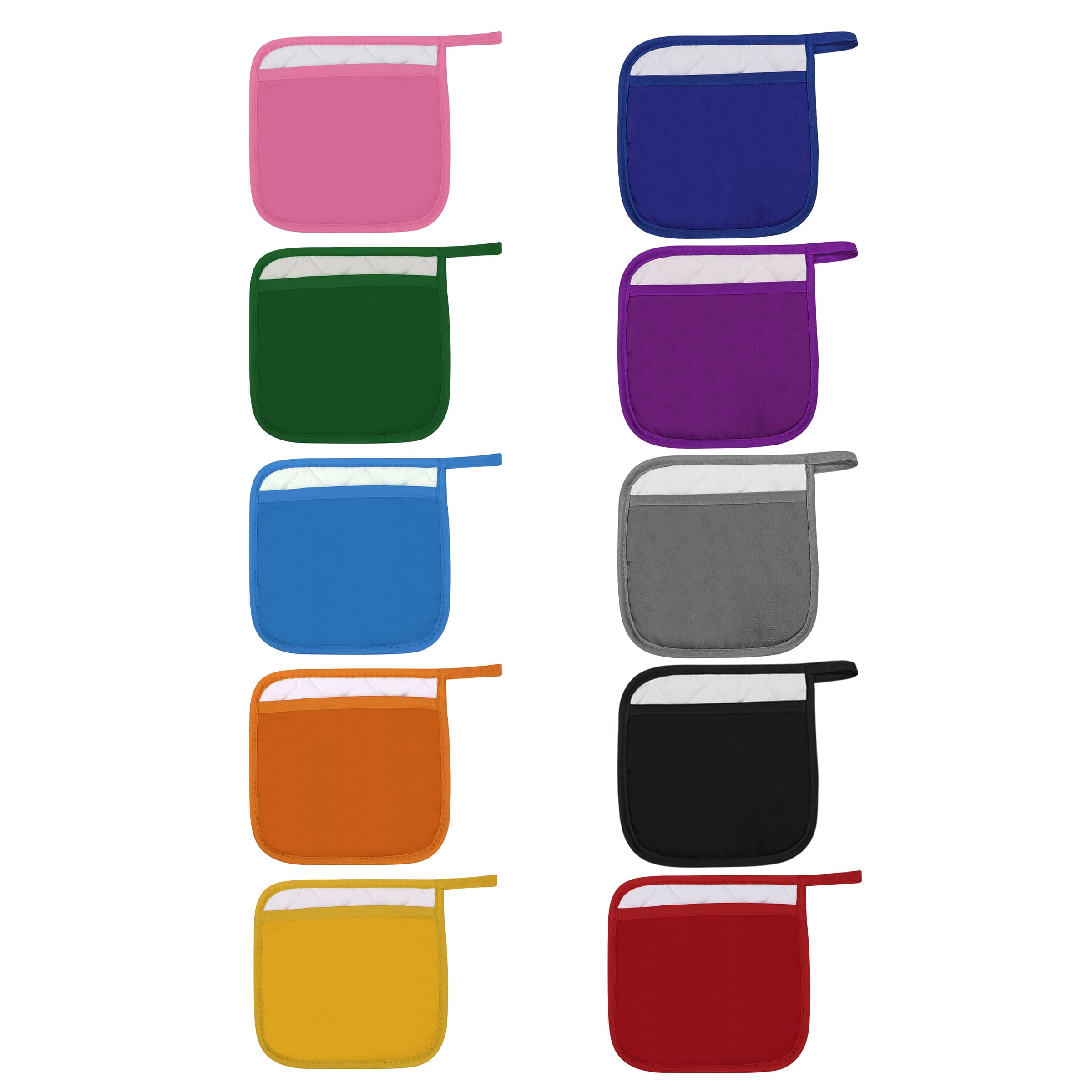 Heat Resistant Quilted Cotton Pot Holder W/Loop