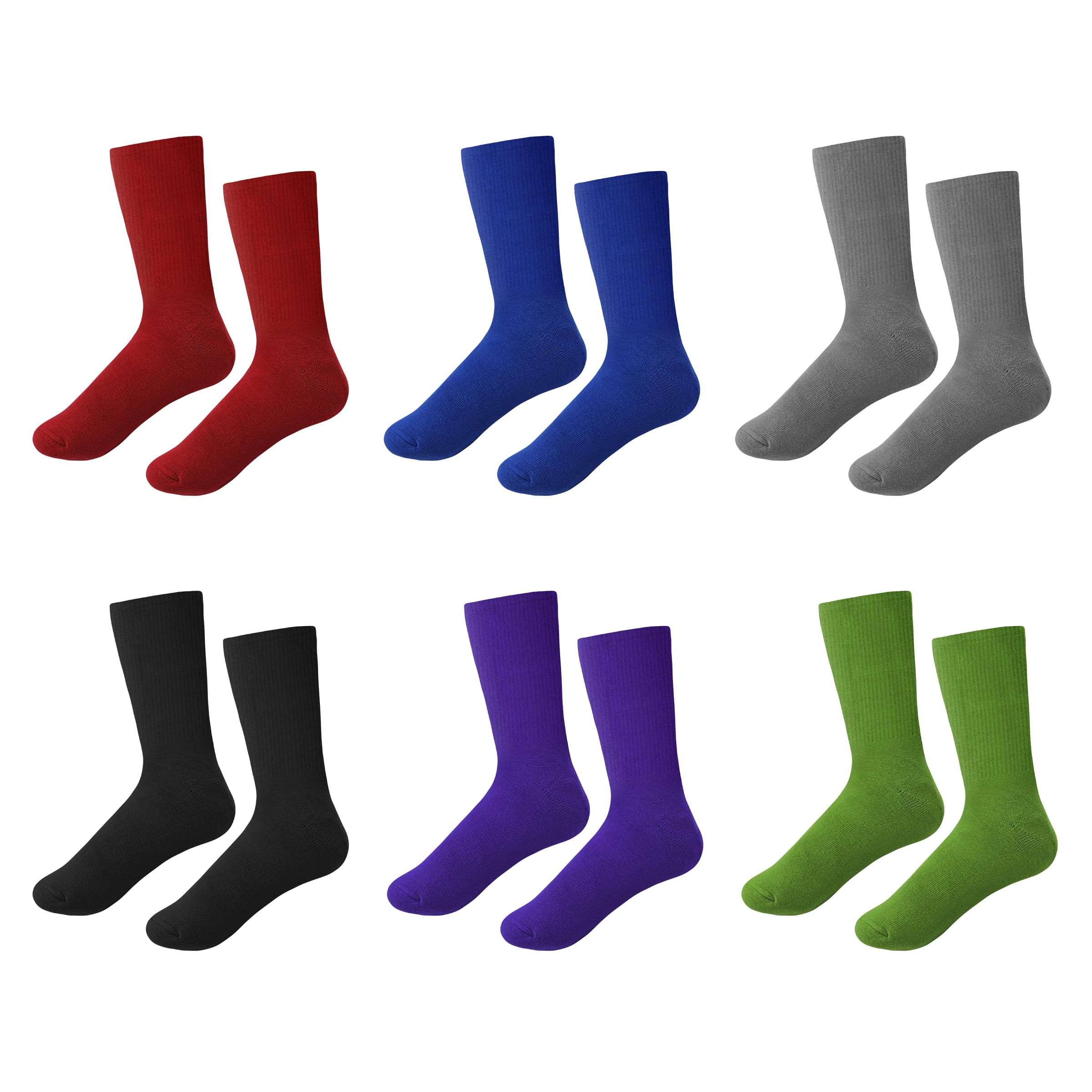 Unisex Knitted Athletic Socks W/ Jacquard Custom Logo