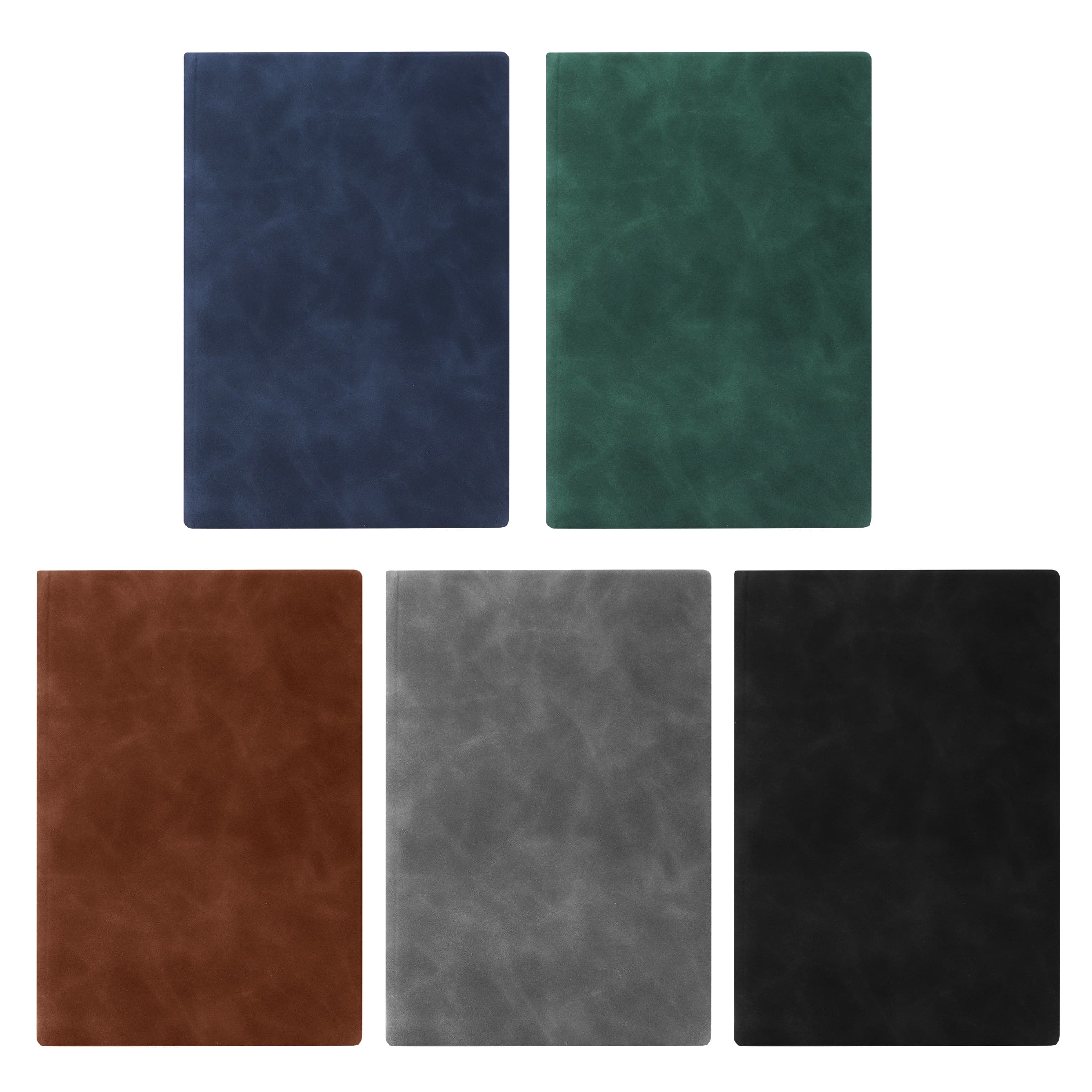 A5 Hardcover Leather Journal Notebook W/ Lined Paper