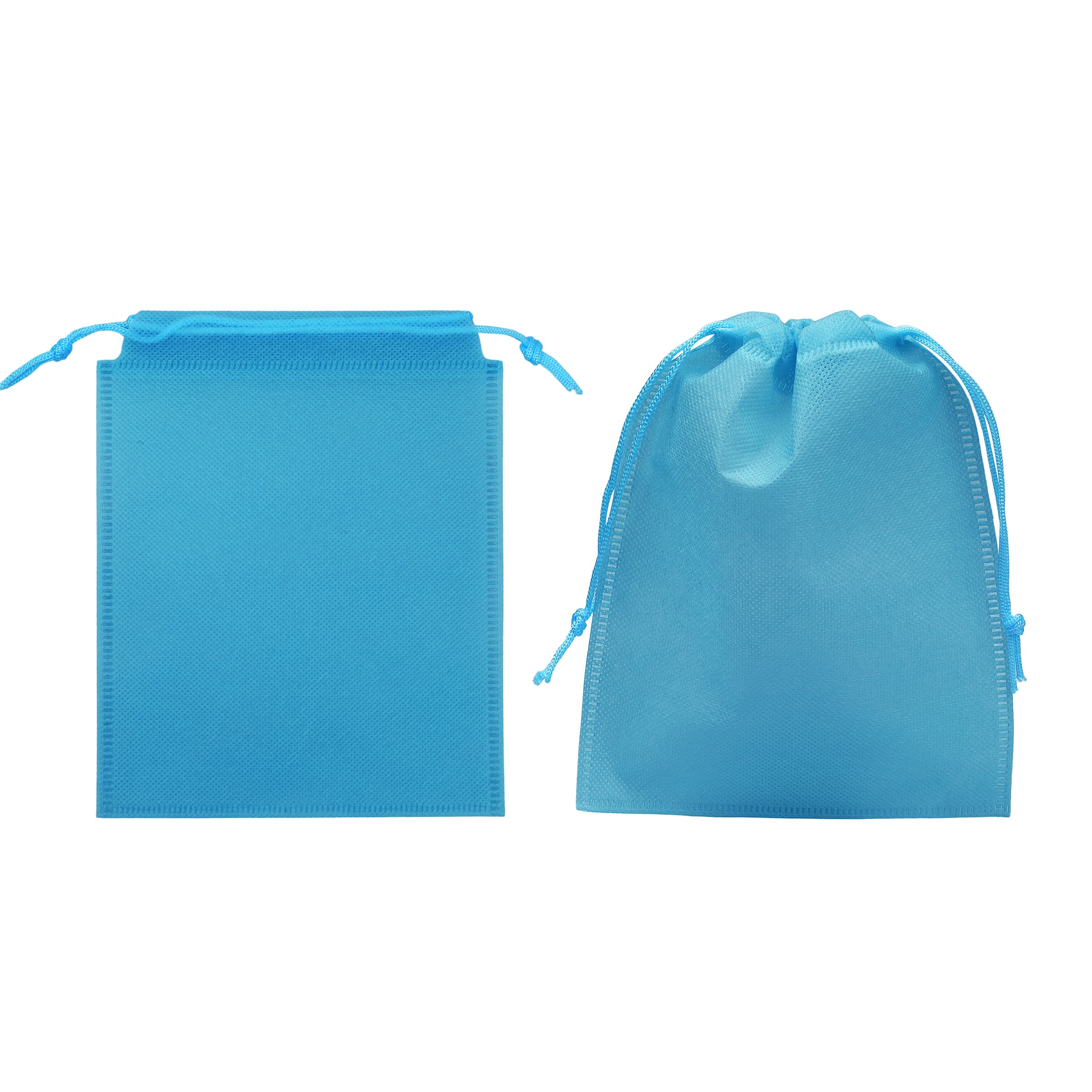 Reusable Non Woven Small Drawstring Bag Gift Bag 6"x8"